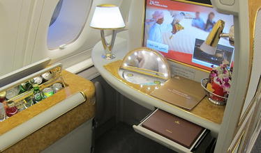 First Class Bling Emirates A380 First Class Review I One Mile At A Time