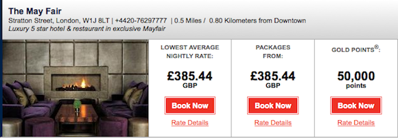 MayFair rates