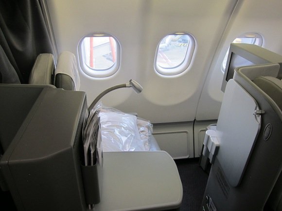 Seat 4A from above on business class