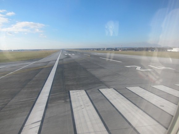 Taking off runway 24