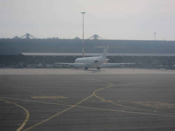 Taxiing into Rome