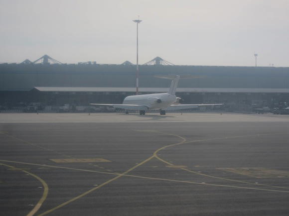 Taxiing into Rome