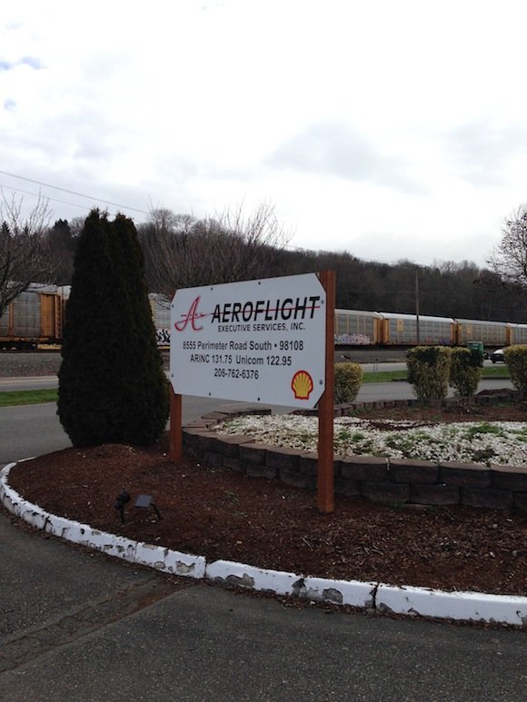 Sign outside of Aeroflight Executive Services
