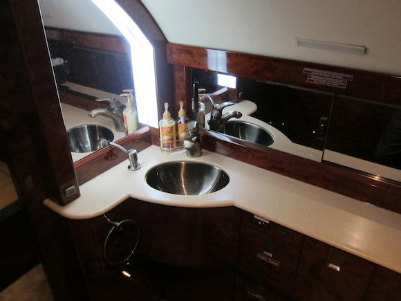 Sink in the lavatory