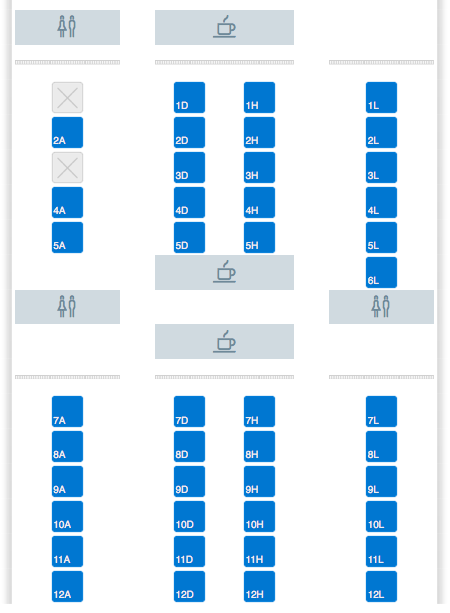 American Airlines Reconfigured 777 200 Seatmap With New Business Class One Mile At A Time