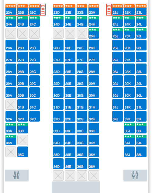 American Airlines Reconfigured 777 200 Seatmap With New Business Class One Mile At A Time