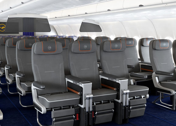 Lufthansa Premium Economy Cabin