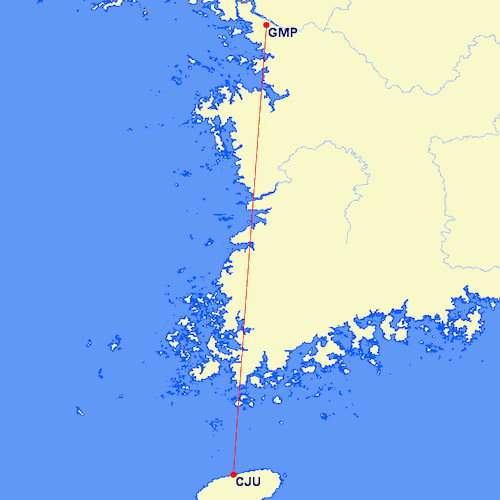 Seoul-Jeju-Route