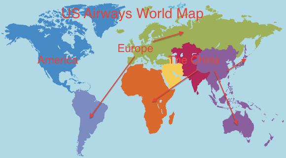 US-Airways-World-Map