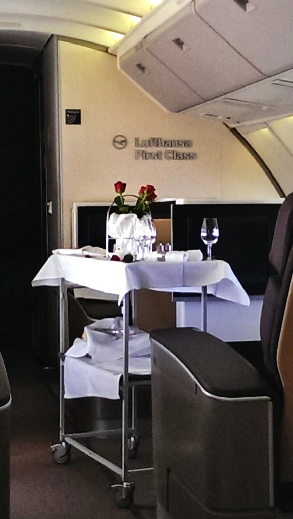 Lufthansa First Class Cabin