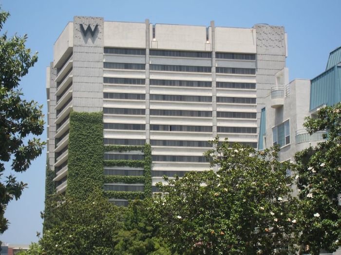 The W Los Angeles, back when it was located in Westwood