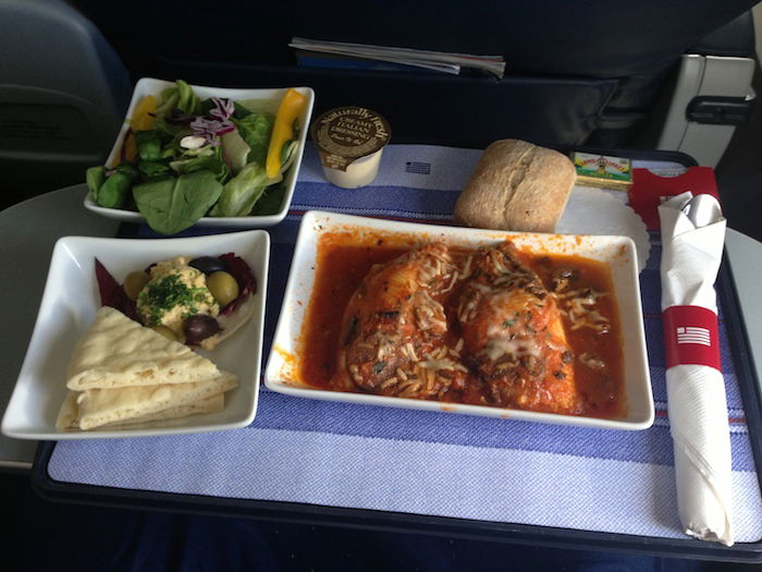 US-Airways-First-Class-Meal