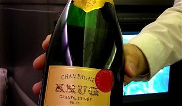 Krug Champagne In Qatar Airways Business Class Lounge