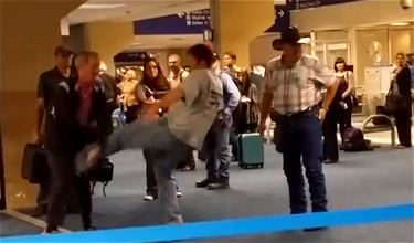 Homophobic Drunk Man Goes Nuts At Airport!