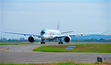 First Qatar Airways A350 Destination: Frankfurt