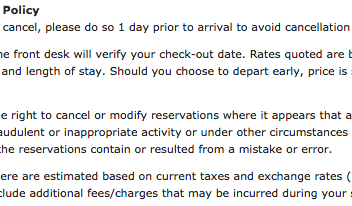 Hilton Changing Global Cancellation Policy