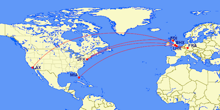 American’s New Flights To Birmingham, Edinburgh, Frankfurt, And London!