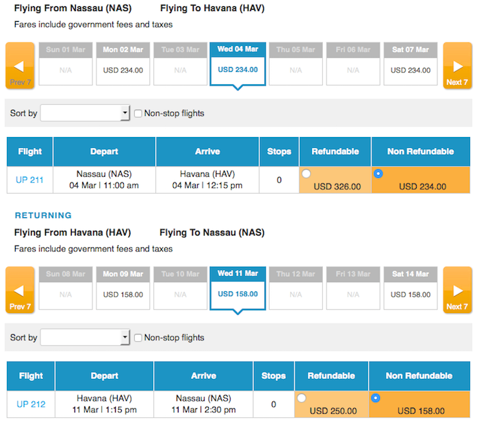 Can You Redeem Miles To Cuba One Mile at a Time