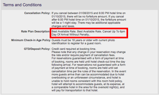 Starwood-Cancellation-Policy