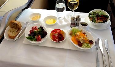 How Much Food Can You Order In First Class?