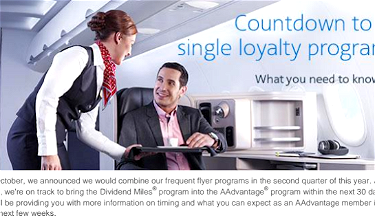 AAdvantage & Dividend Miles Programs Will Combine Within 30 Days
