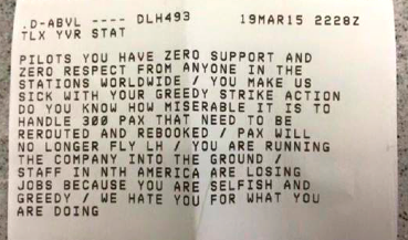 An Extreme Way To Express Your Displeasure With Pilots On Strike…