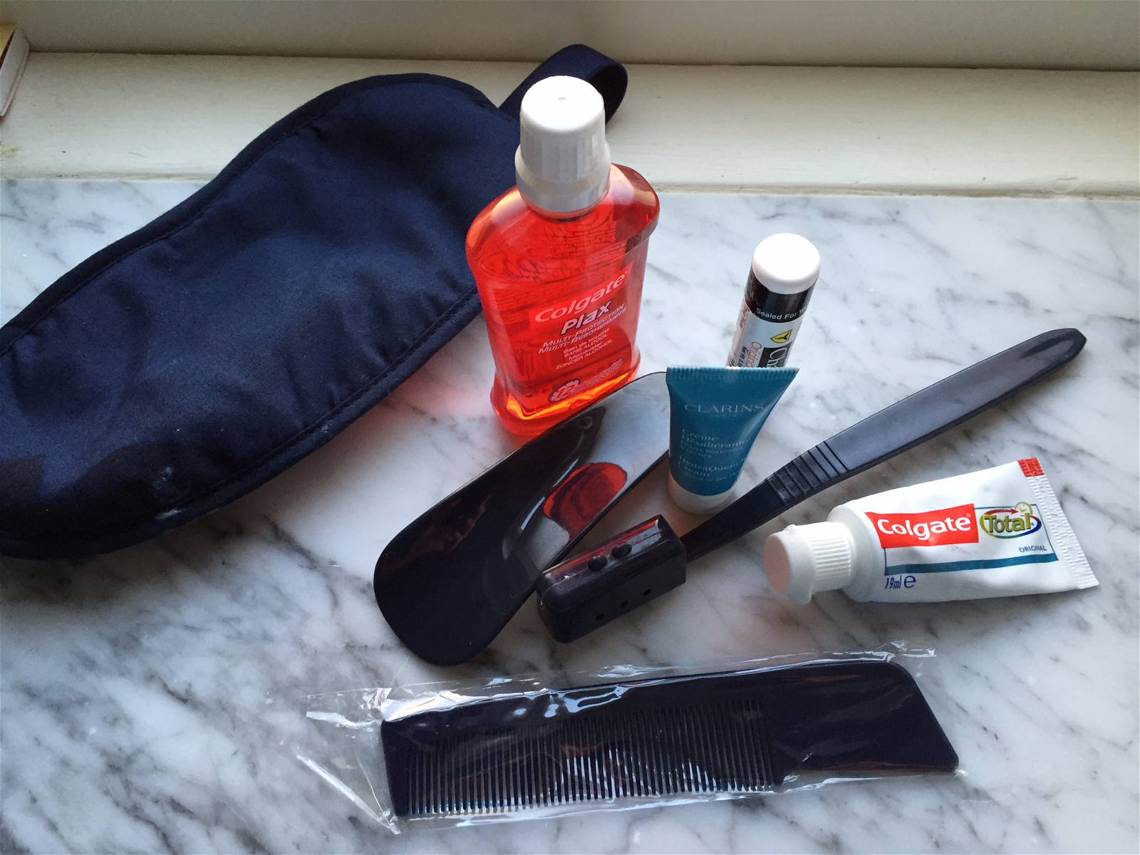Air France business class amenity kit contents