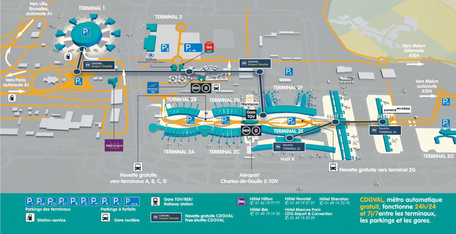 Terminal 2 at CDG Airport. Confusing, n'est-ce-pas?