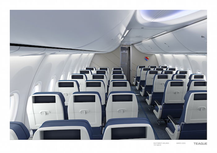 Southwest Airlines’ new aircraft seat