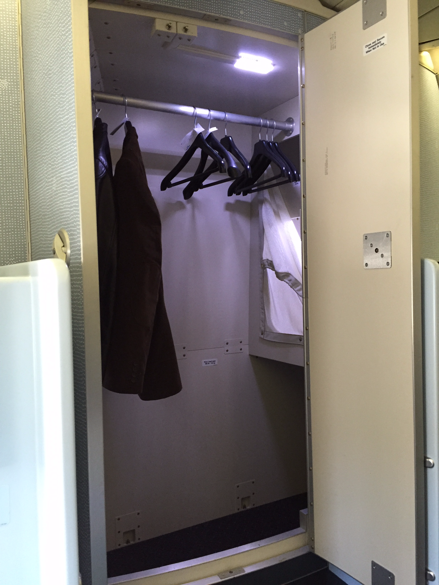 KLM coat closet