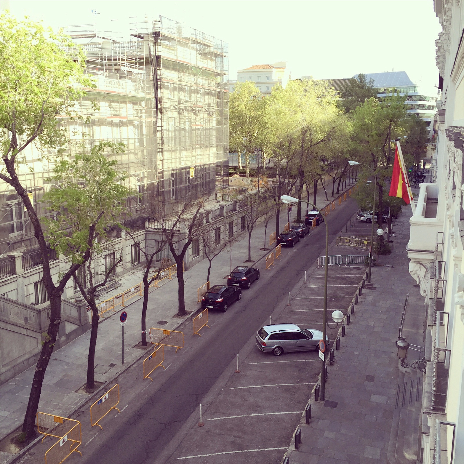 Madrid is a ghost town at 10:30am on a Sunday