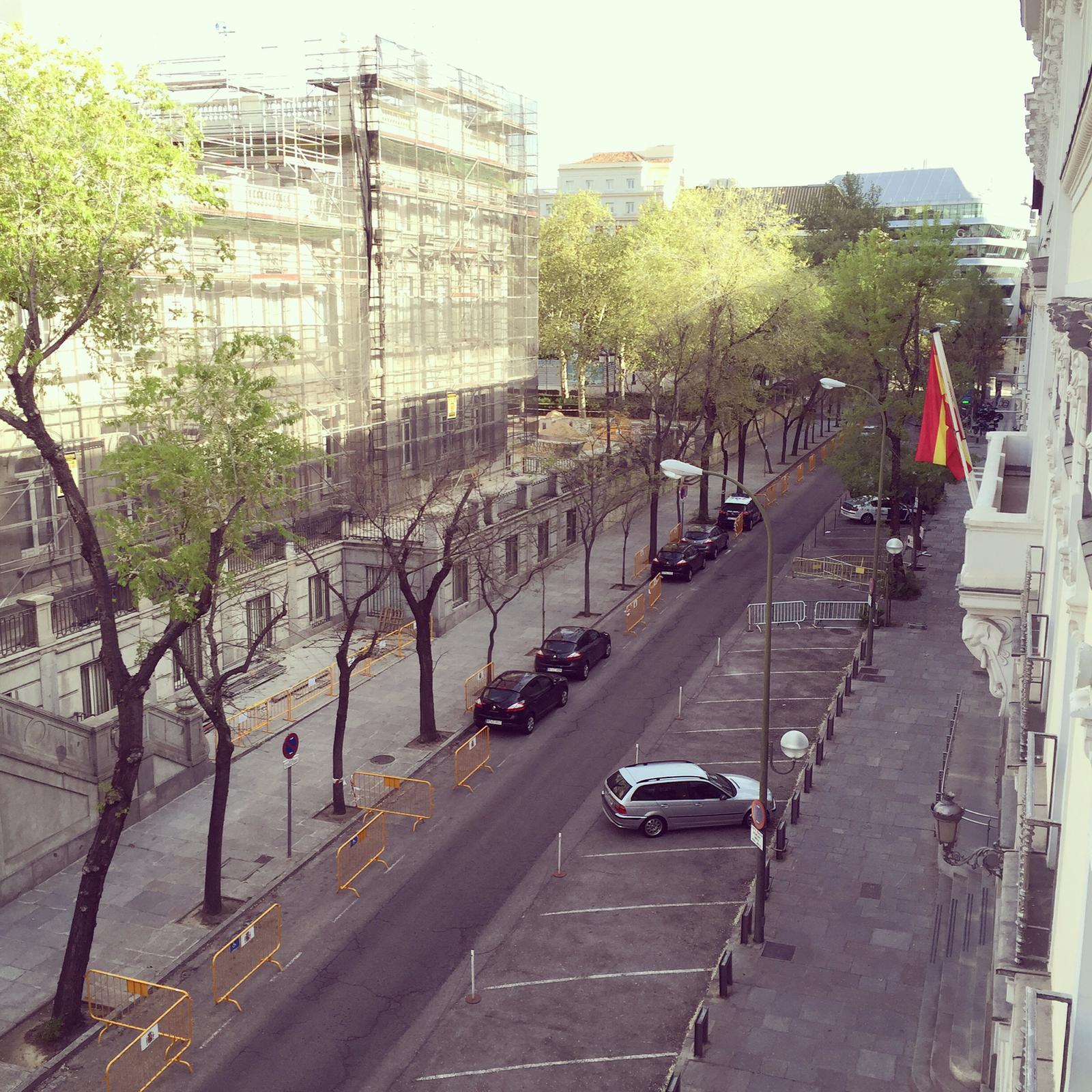 Madrid is a ghost town at 10:30am on a Sunday