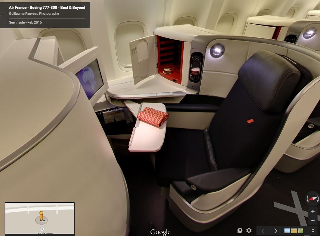 New Air France business class seat