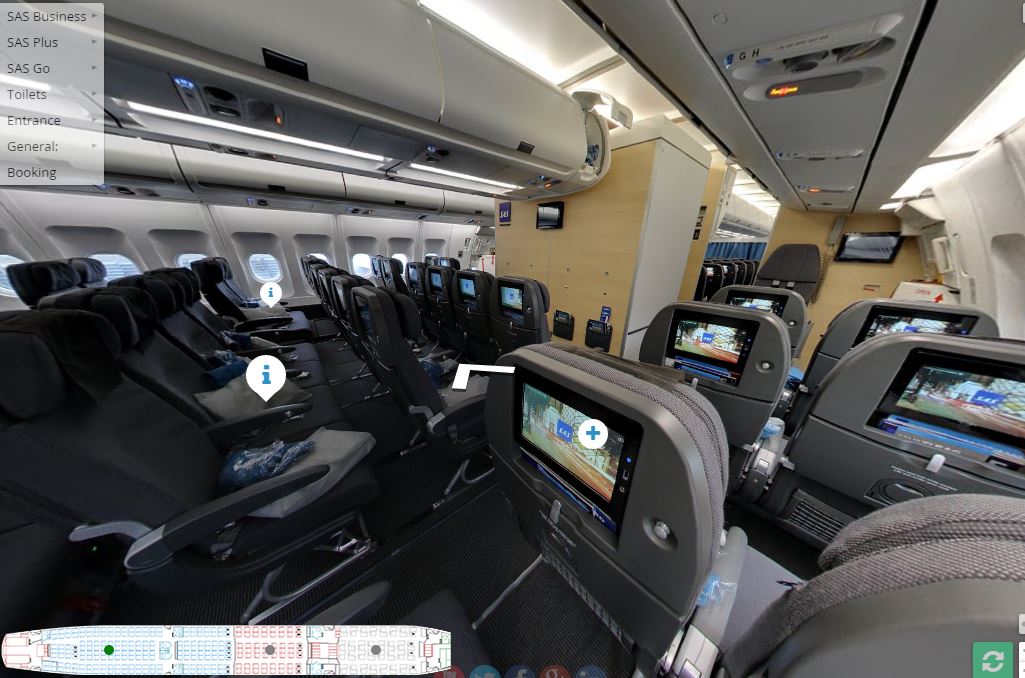 SAS new economy cabin