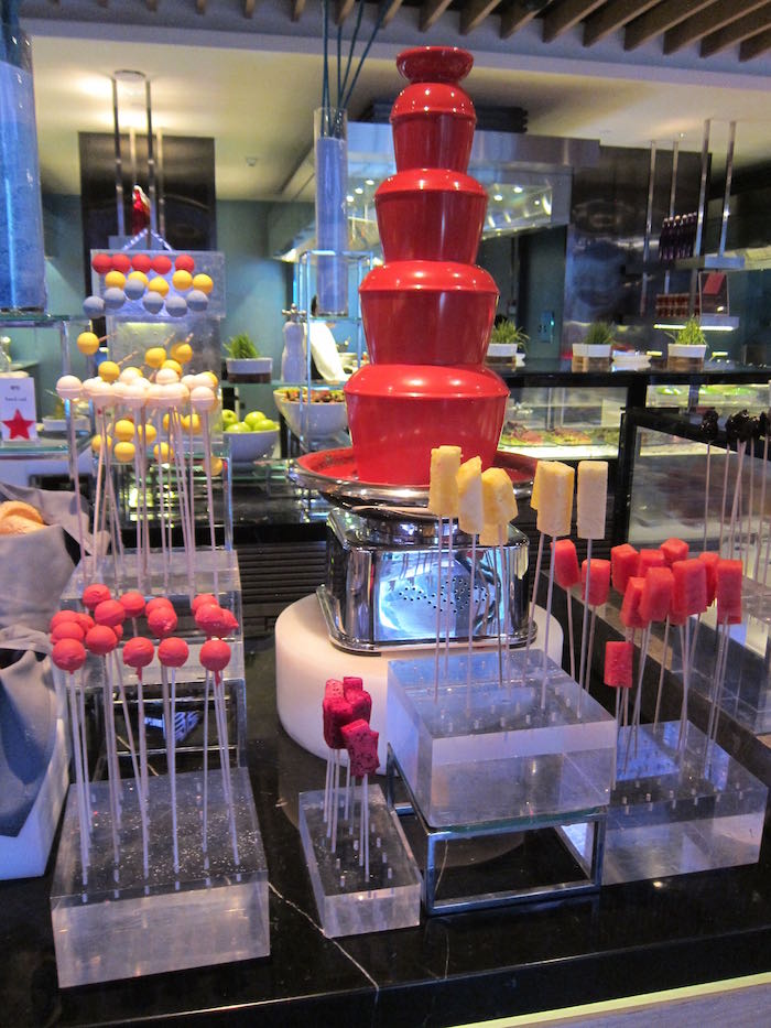 It is expected Pyongyang's new terminal will have a chocolate fountain the color of dissident's blood