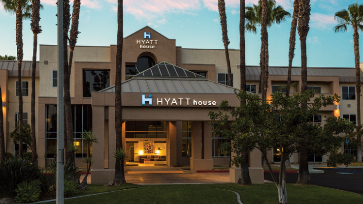 The Hyatt House Cypress/Anaheim, a Category 2 Hyatt 45 minutes from L.A. (on a good day)