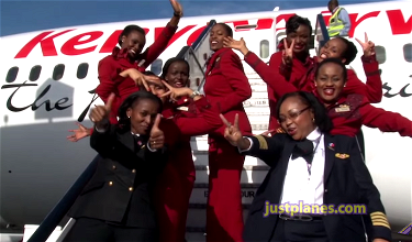 Awesome Video Of All Female Kenya Airways 787 Crew
