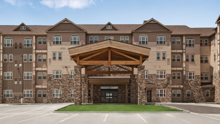 The Hyatt House Minot, North Dakota, a typically inconvenient Category 1 hotel