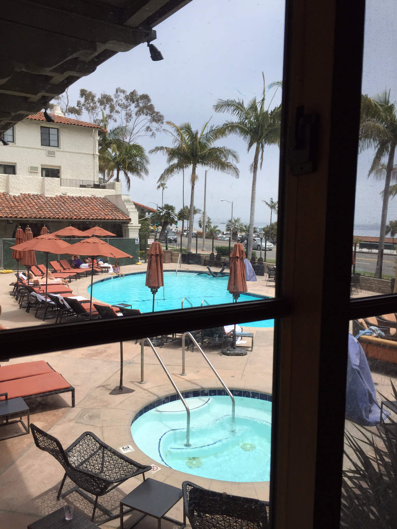 View from Hyatt Santa Barbara ADA King guestroom