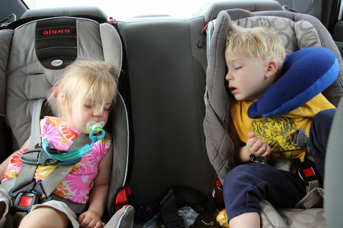 The sooner you get through immigration, the sooner you can sleep in the car on the way home.