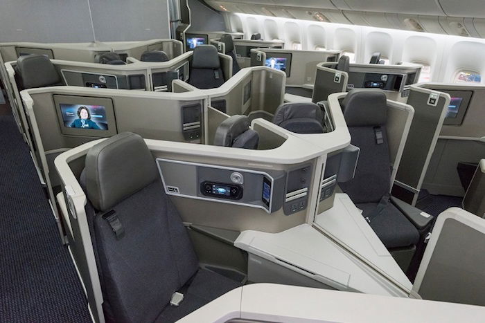 American's new business class seat