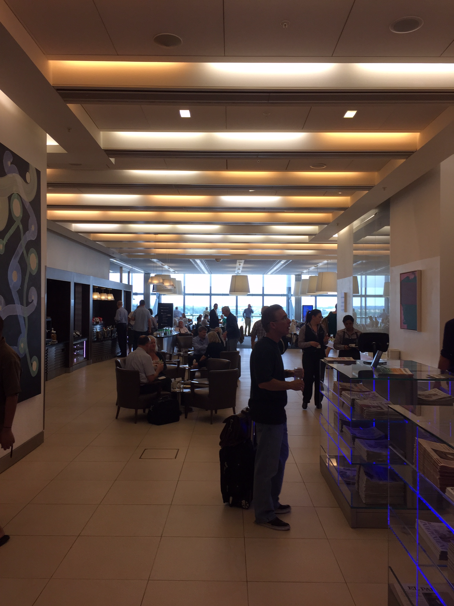 British Airways Galleries business class lounge