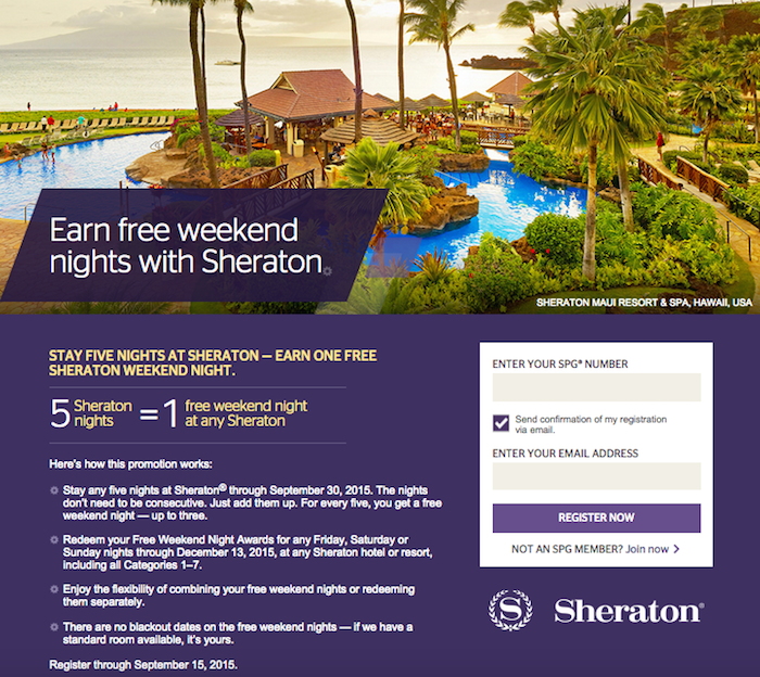 Sheraton-Free-Weekends
