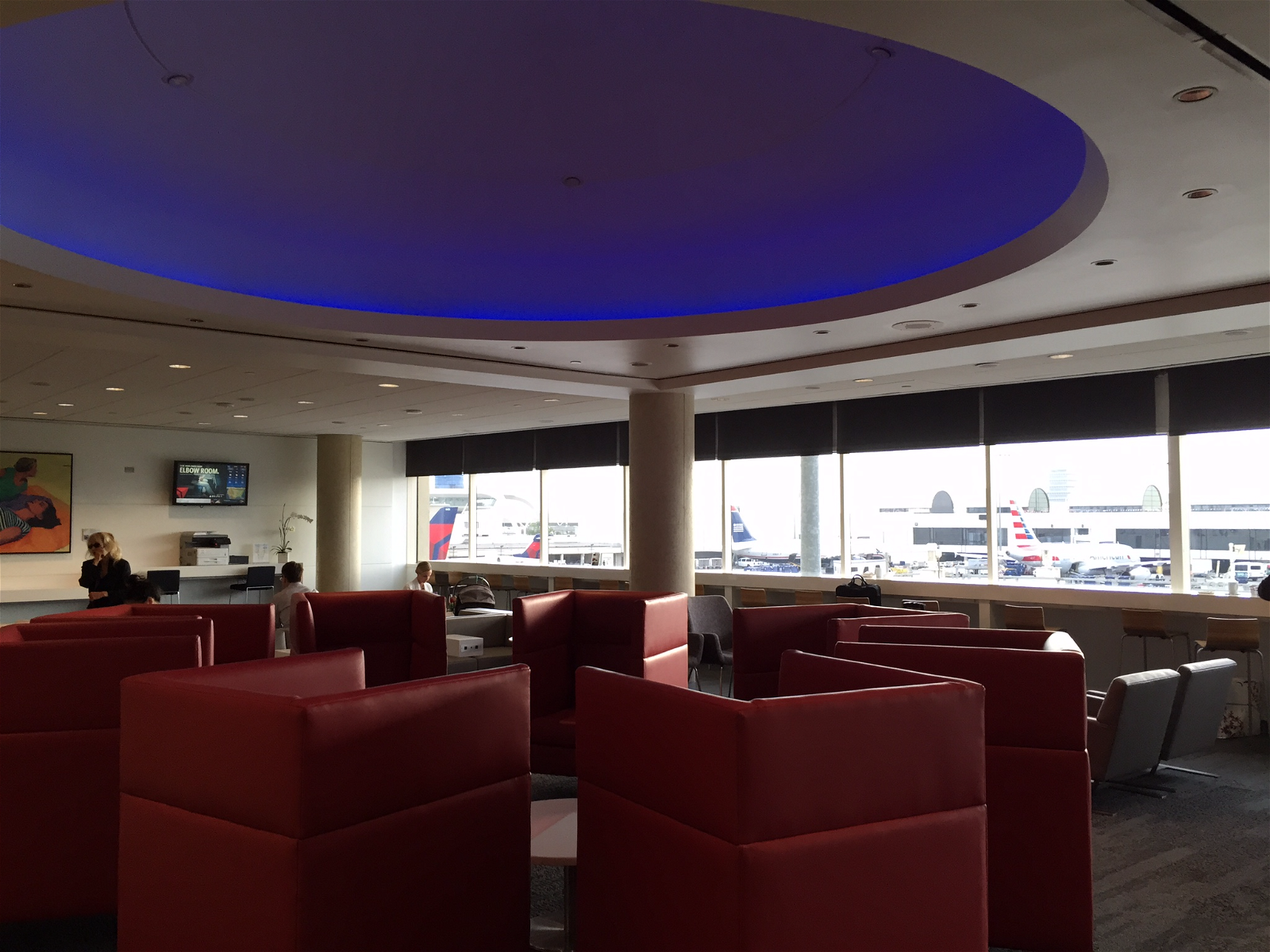 New seating at the Delta Sky Club LAX