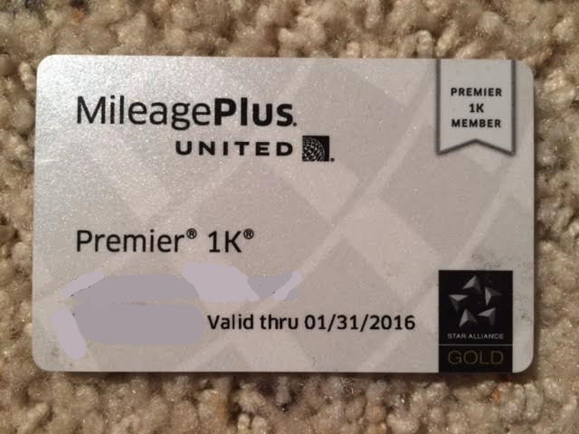 My United Premier 1K credentials