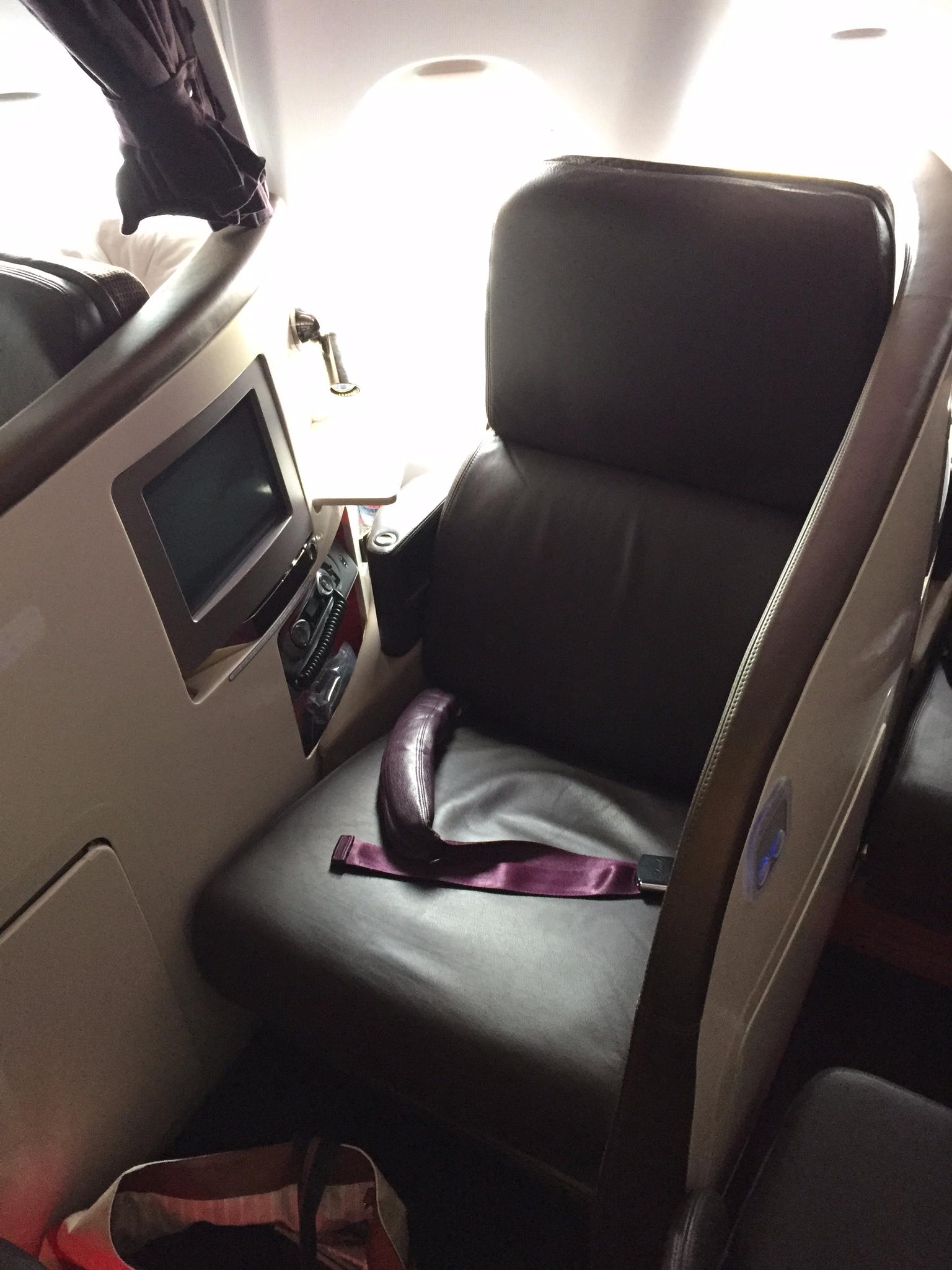 Virgin Atlantic Upper Class seat 8K