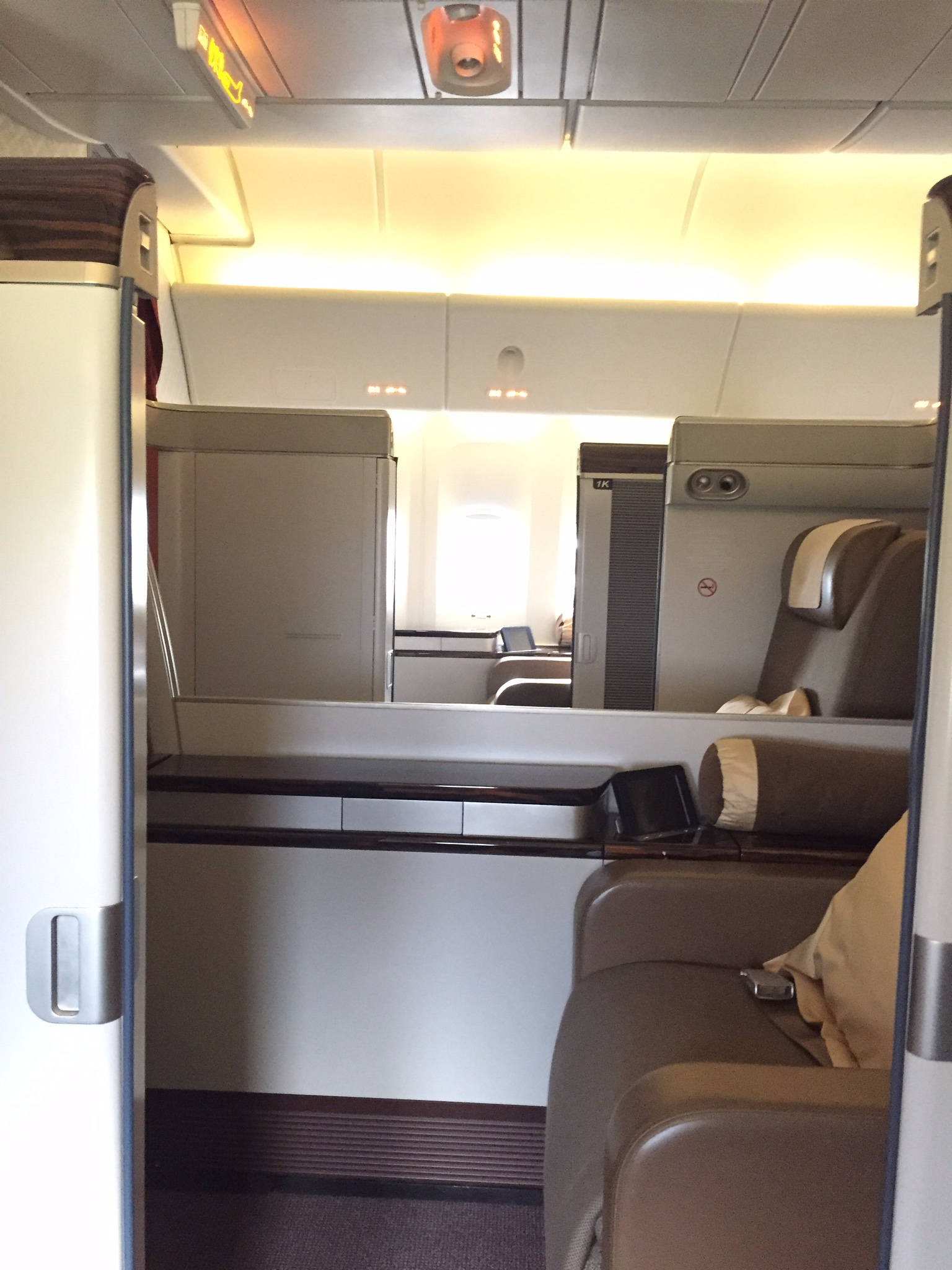 Garuda's first class cabin