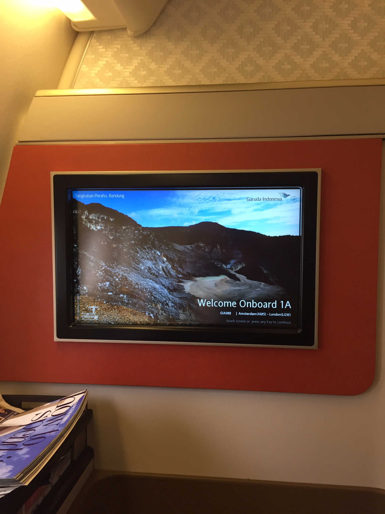 Garuda in flight entertainment system