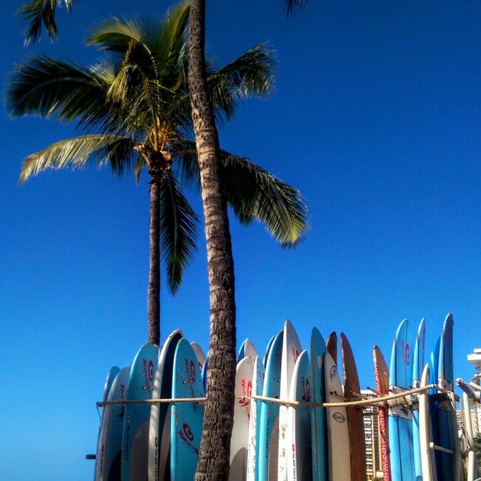 Hawaii-surfboard