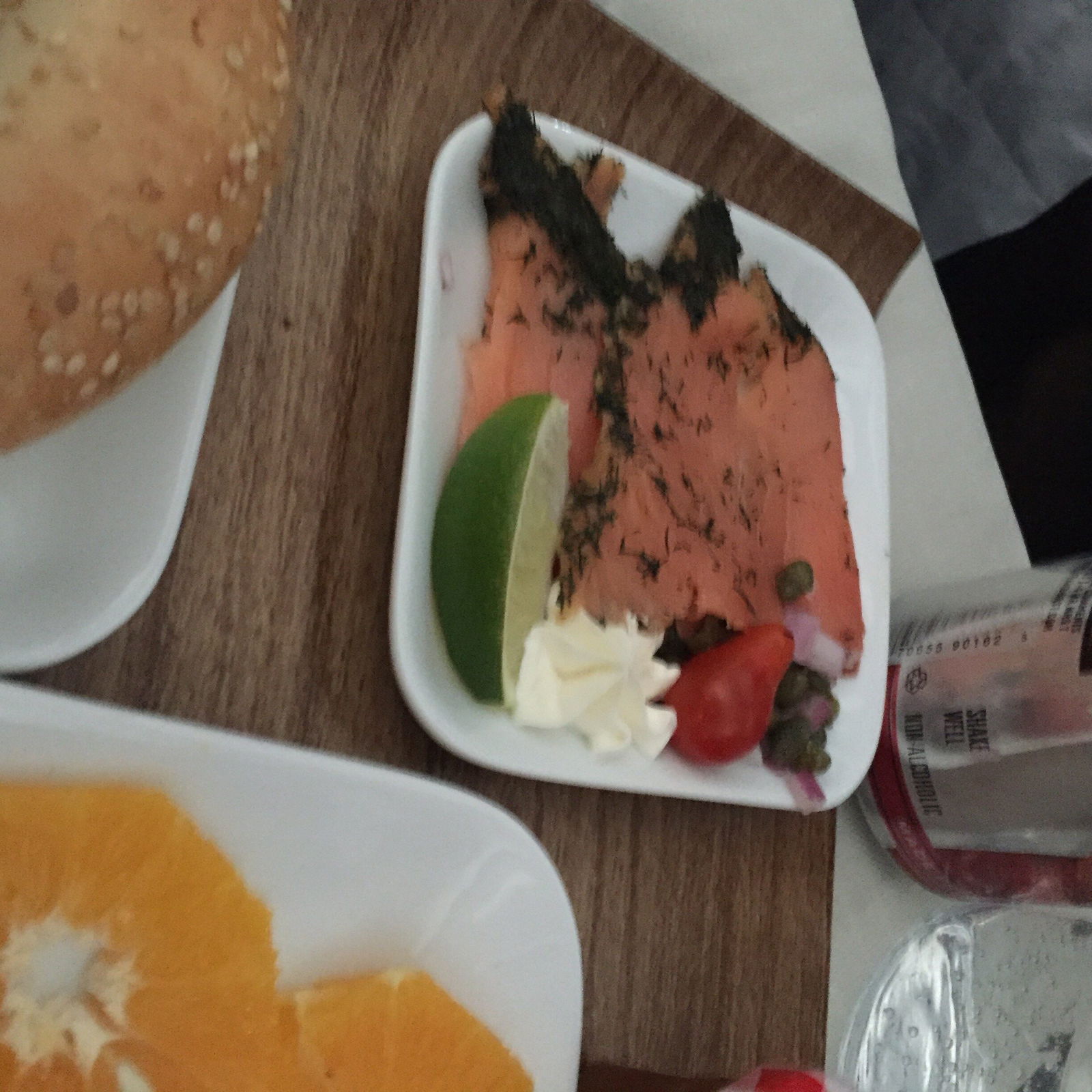 Gravlax appetizer